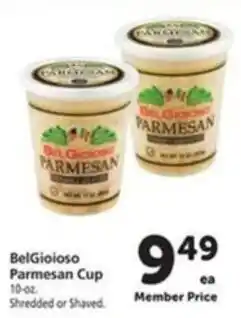 Vons BelGioioso Parmesan Cup offer