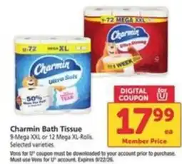 Vons Charmin Bath Tissue offer
