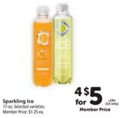 Vons Sparkling Ice offer