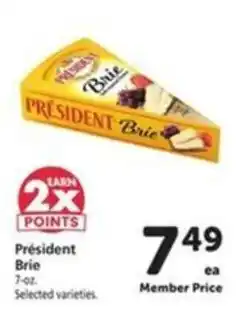 Vons President Brie offer