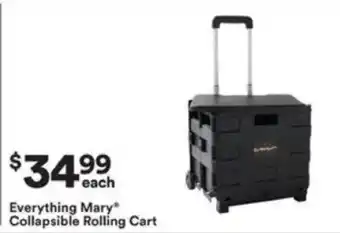 Everything Mary Collapsible Rolling Cart