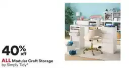 Michaels All Modular Craft Storage by Simply Tidy offer