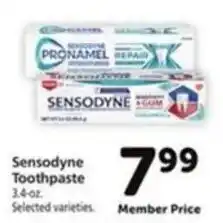 Vons Sensodyne toothpaste offer