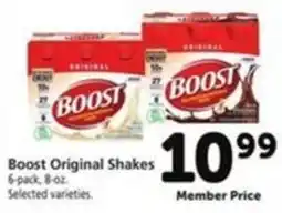 Vons Boost Original Shakes offer