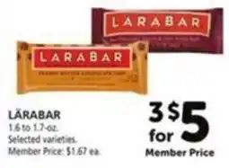 Vons Larabar offer
