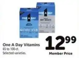Vons One A Day Vitamins offer