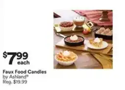 Michaels Faux food candles offer