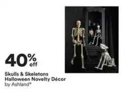 Michaels Skulls & Skeletons Halloween Novelty Décor by Ashland offer