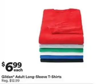 Michaels Gildan Adult Long-Sleeve T-Shirts offer