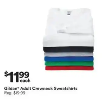 Michaels Gildan Adult Crewneck Sweatshirts offer