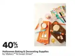 Michaels Halloween Baking & Decorating Supplies by Makery & Sweet Street offer