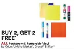 Michaels All permanent & removable vinyl offer