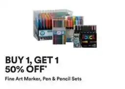 Michaels Fine Art Marker, Pen & Pencil Sets offer