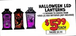 Ollie's Halloween Led Lanterns offer