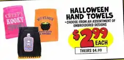 Ollie's Halloween Hand Towels offer
