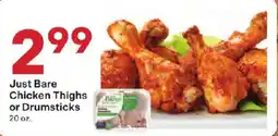 Coborn's Just Bare Chicken Thighs or Drumsticks offer