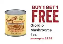 Coborn's Giorgio Mushrooms offer