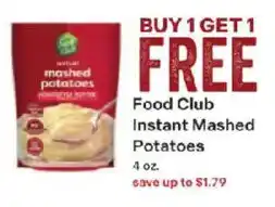 Coborn's Food Club instant mashed potatoes offer