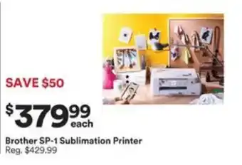 Michaels Brother SP-1 Sublimation Printer offer
