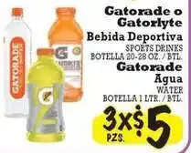 La Michoacana Gatorade sports drinks offer