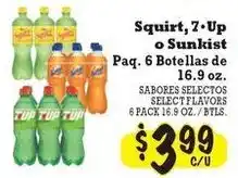 La Michoacana Squirt 7 Up or Sunkist offer