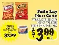 La Michoacana Frito Lay Fritos or Cheetos offer