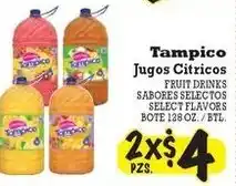 La Michoacana Tampico Fruit Drinks offer