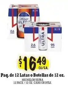 La Michoacana Michelob Ultra offer