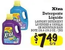La Michoacana Xtra Detergent Liquido offer