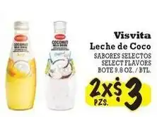La Michoacana Visvita Leche de Coco offer