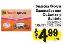 La Michoacana Sazon Goya Sazonador con Culantro y Achiote offer
