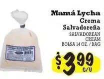 La Michoacana Mamá Lycha Crema Salvadoreña offer