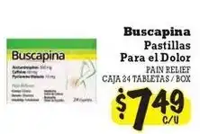 La Michoacana Buscapina Pain Relief offer