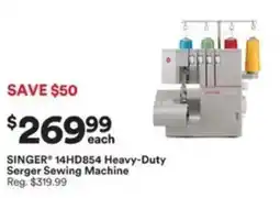 Michaels Singer 14hd854 Heavy-Duty Serger Sewing Machine offer