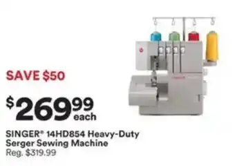 Singer 14hd854 Heavy-Duty Serger Sewing Machine