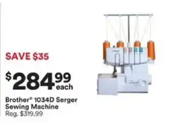 Michaels Brother 1034D Serger Sewing Machine offer