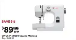 Michaels Singer M1000 Sewing Machine offer