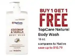 Coborn's TopCare Natural Body Wash offer