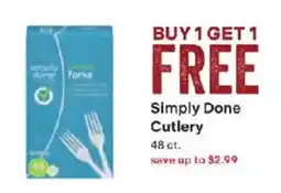 Coborn's Simply Done Cutlery offer