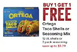 Coborn's Ortega Taco Shells or Seasoning Mix offer