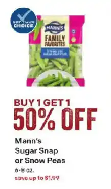 Coborn's Mann's Sugar Snap or Snow Peas offer