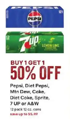 Coborn's Pepsi, Diet Pepsi, Mtn Dew, Coke, Diet Coke, Sprite, 7 UP or A&W offer