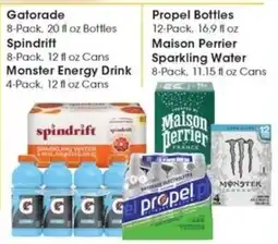 Metro Market Gatorade , Spindrift, Monster Energy Drink offer
