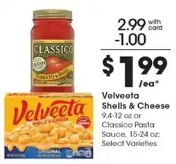 Metro Market Velveeta Shells & Cheese offer
