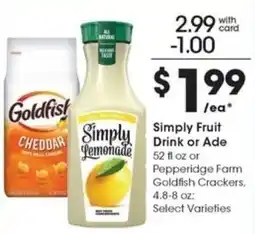 Metro Market Simply Lemonade offer