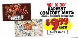 Ollie's Harvest Comfort Mats offer
