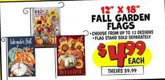 Fall Garden Flags