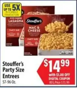 Food Giant Stouffer's Party Size Entrees offer