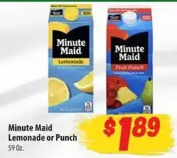 Food Giant Minute Maid Lemonade or Punch offer