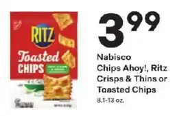Coborn's Nabisco chips ahoy, ritz crisps & thins or toasted chips offer
